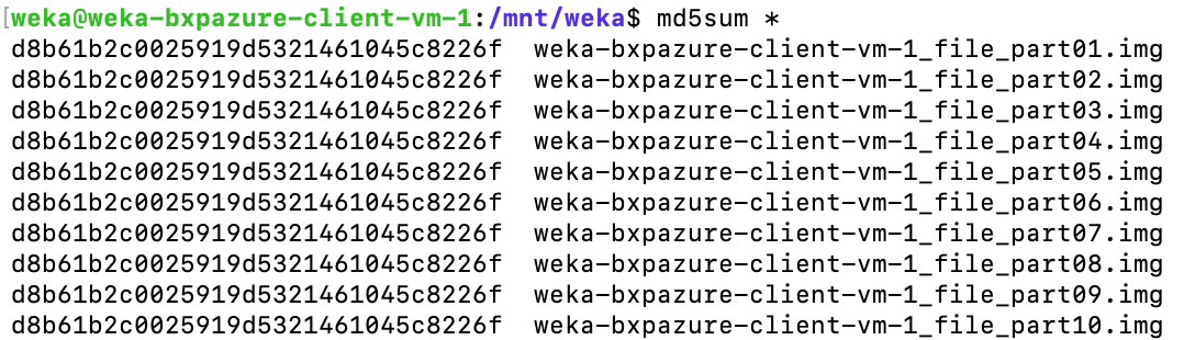md5sum